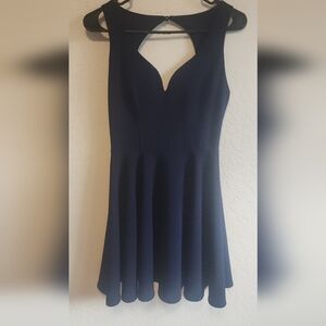 B Darlin Sleeveless Navy Dress